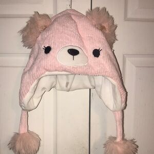 NWT Girl’s Adorable Corduroy Bear Hat